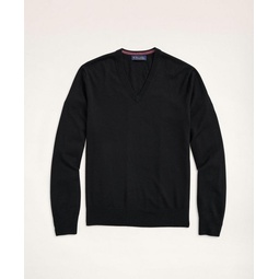 Big & Tall Merino Wool V-Neck Sweater