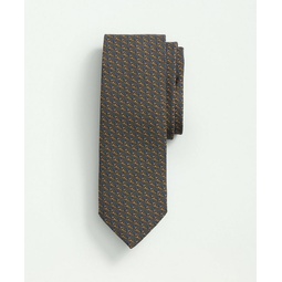 Silk Mini Horsebit Link Tie