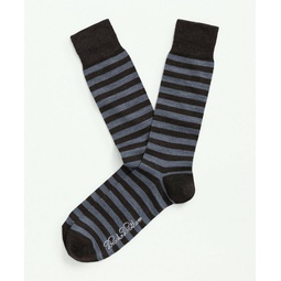 Wool Blend Feeder Stripe Socks
