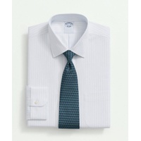 Stretch Supima Cotton Non-Iron Royal Oxford Ainsley Collar, Outline Stripe Dress Shirt