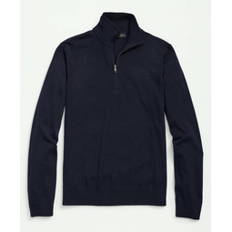 Fine Merino Wool Half-Zip Sweater