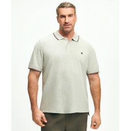 Big & Tall Gloden Fleece Supima Tipped Polo Shirt