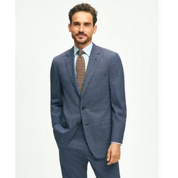 Traditional Fit Wool Checked 1818 Suit