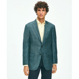 Traditional Fit Wool Check Sport Coat
