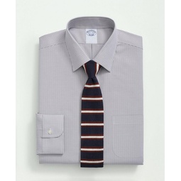 Stretch Supima Cotton Non-Iron Pinpoint Oxford Ainsley Collar, Gingham Dress Shirt