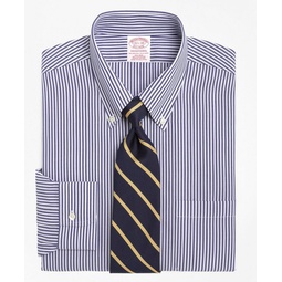 Traditional Extra-Relaxed-Fit Dress Shirt, Non-Iron Bengal Stripe