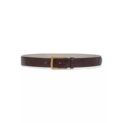 Aged Leather Belt