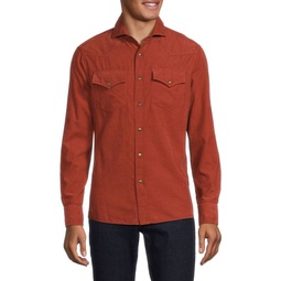 Easy Fit Western Button Down Shirt
