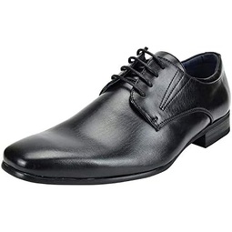 Bruno Marc Mens Classic Modern Formal Oxfords Lace Up Leather Lined Dress Shoes