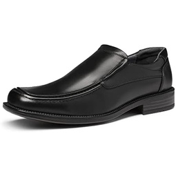 Bruno Marc Mens Goldman-02 Slip on Leather Lined Square Toe Dress Loafers Shoes for Casual Weekend Formal Work