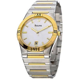 Bulova Mens 98B015 Bracelet Calendar Watch