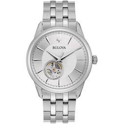 Bulova Mens Classic Silver Dial Watch - 96A243