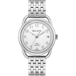 LIMITED EDITION Womens Swiss Automatic Joseph Bulova Stainless Steel Bracelet Watch 34.5mm