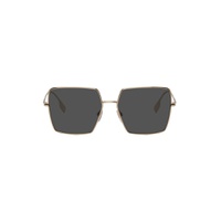Gold Icon Stripe Sunglasses 232376F005037