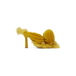 Yellow Step Rose Heeled Sandals 232376F122008