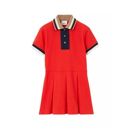 Girls Serena Varsity Polo Dress