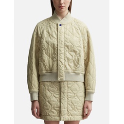 Quilted Nylon Bomber Jacket