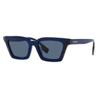 womens briar 52mm blue/navy check sunglasses be4392u-405780-52