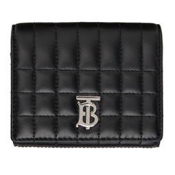 Black Quilted TB Wallet 232376M164001
