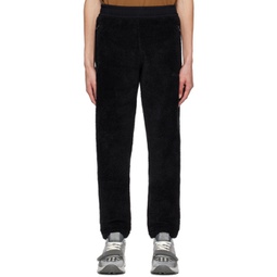 Black Embroidered Lounge Pants 231376M190000