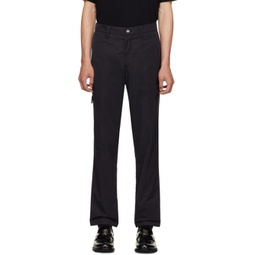 Black Tailored Trousers 232376M188000