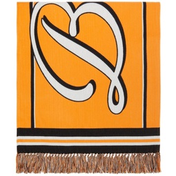 Orange Organic Cotton Scarf 222376M150013