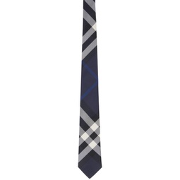 Navy Check Tie 232376M158001