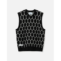CHAIN LINK KNITTED VEST