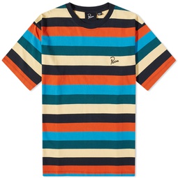 By Parra Stacked Pets on Stripes T-Shirt Multi