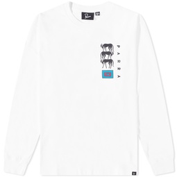 By Parra Long Sleeve The Berry Farm T-Shirt White