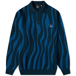 By Parra Aqua Weed Waves Knitted Polo Multi