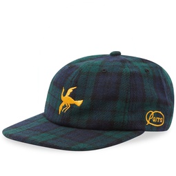 By Parra Clipped Wings 6 Panel Cap Pine Green