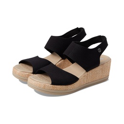 Womens Bzees Reveal Ankle Strap Wedge Sandals