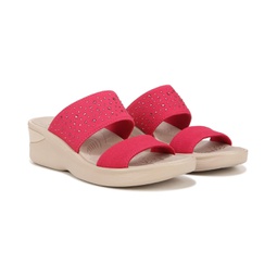 Womens Bzees Sienna Bright Wedge Sandals