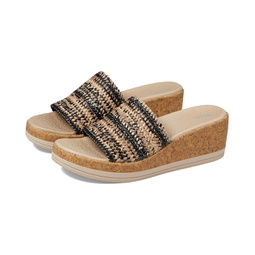 Womens Bzees Runaway Slip-On Wedge Slides