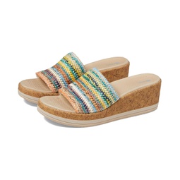 Womens Bzees Runaway Slip-On Wedge Slides