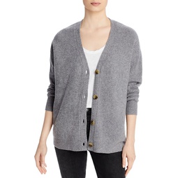 Ribbed Oversized Cashmere Cardigan - 100% Exclusive