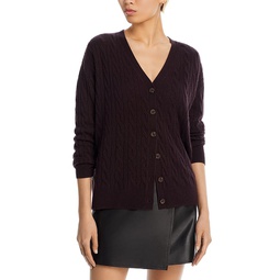 Cable Knit Cashmere Cardigan - 100% Exclusive
