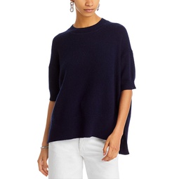 Short Sleeve Cashmere Sweater - 100% Exclusive