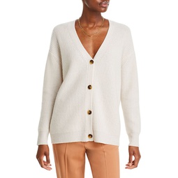 Ribbed Oversized Cashmere Cardigan - 100% Exclusive