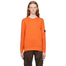 Orange Crewneck Sweater 231357F096000