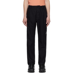 Black Garment-Dyed Cargo Pants 231357M188024