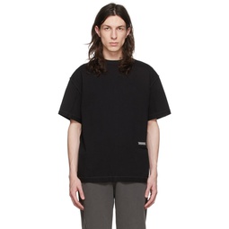 Black Cotton T Shirt 221299M213008