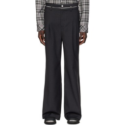Gray Four-Pocket Trousers 241299M191008