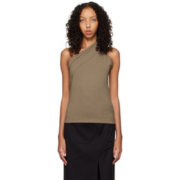 SSENSE Exclusive Taupe Tank Top 222949F111005