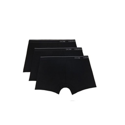 Three Pack Black Micro Boxer Briefs 221325M216023