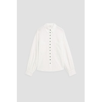 Belkis cotton and linen-blend shirt