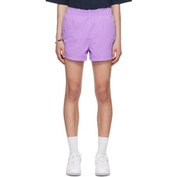 Purple Shorty Shorts 231109M193005
