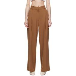 Brown Selby Trousers 231998F087017