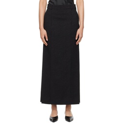 Black Rossa Maxi Skirt 241998F093000